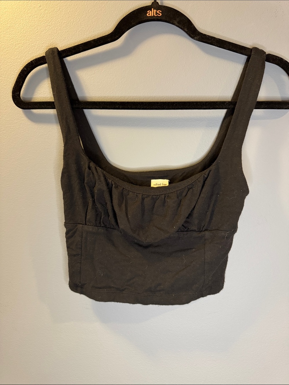 Wilfred Free Black Sleeveless Top